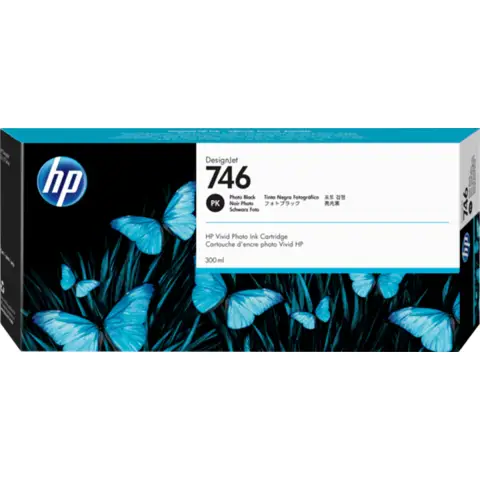 Tusz HP 746 czarny fograficzny - Tusz P2V82A do HP DesignJet Z6, Z9+